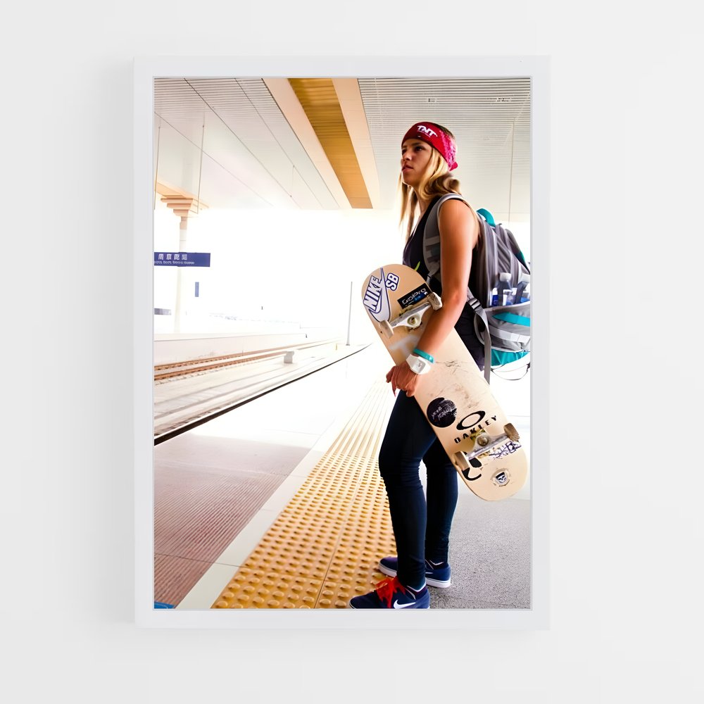 Poster Subway Skate – affiche Skateboard (vue 3)